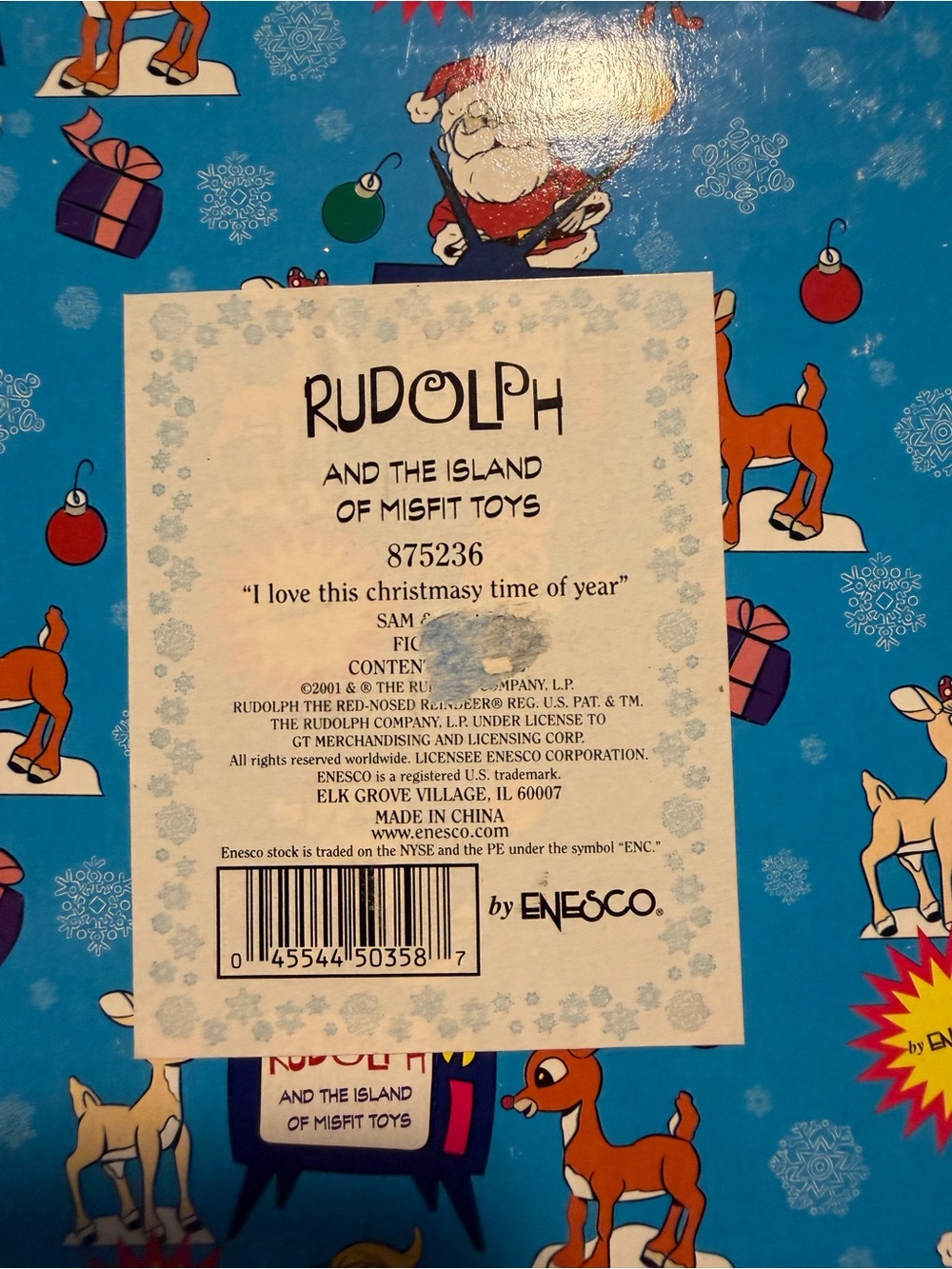 Enesco Rudolph and the Island of Misfit Toys - Sam the Snowman and seals. *Rare